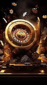 Dealer profesional di studio kasino langsung handheld menyediakan permainan blackjack, roulette, dan baccarat HD